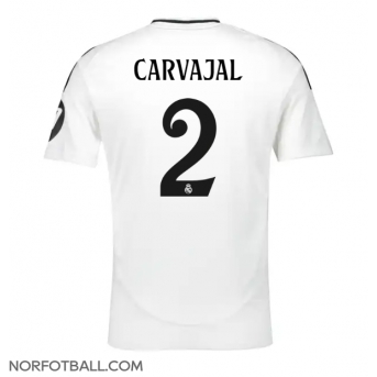 Billige Fotballdrakt Real Madrid Daniel Carvajal #2 Replika Hjemmedrakt 2024-25 Kortermet
